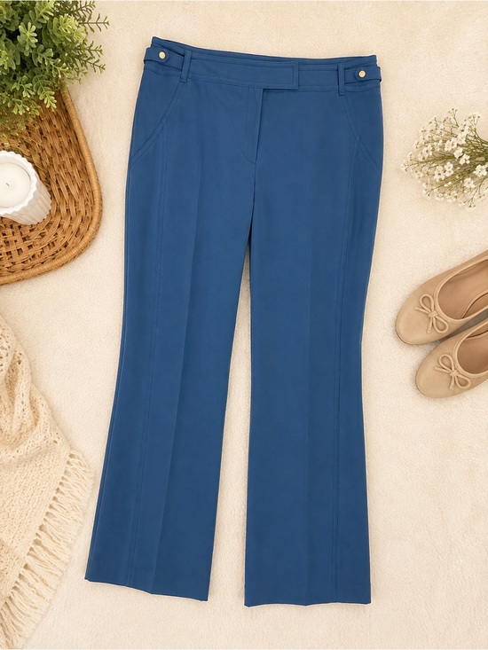 She’s Miss Pants - She’s Miss Blue Tailored Straight Leg Trousers Pants Size 66